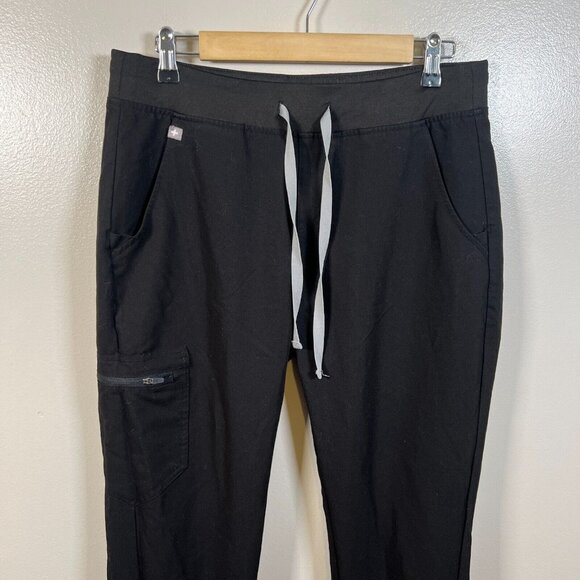 Figs Zamora Jogger Pants Womens Size Medium Tall Black Cargo Nurse Healthcare - Picture 4 of 13